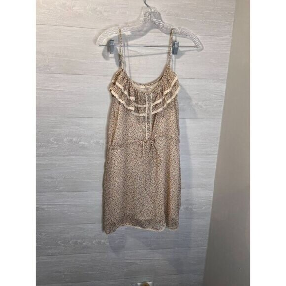 LAMade Spaghetti Strap Ruffle Tie Waist Floral Summer Mini‎ Dress - Picture 3 of 7